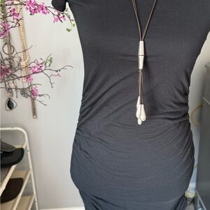 Splendid Black Ruched mini Dress